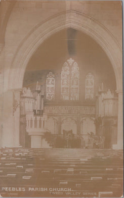 Scotland Postcard - Peebles Parish Church Interior  SW16105