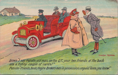 Comic Postcard - London Opinion, Motoring, Driving  SW16131