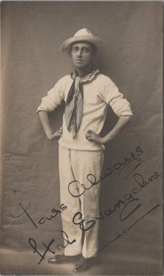 Ancestor Postcard - Entertainer Hal Evangeline, Forest Gate  SW16147