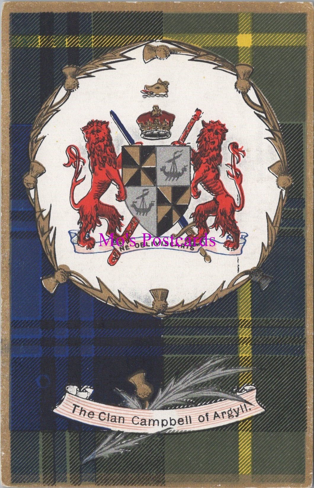 Heraldic Postcard - The Clan Campbell of Argyll     SW15050