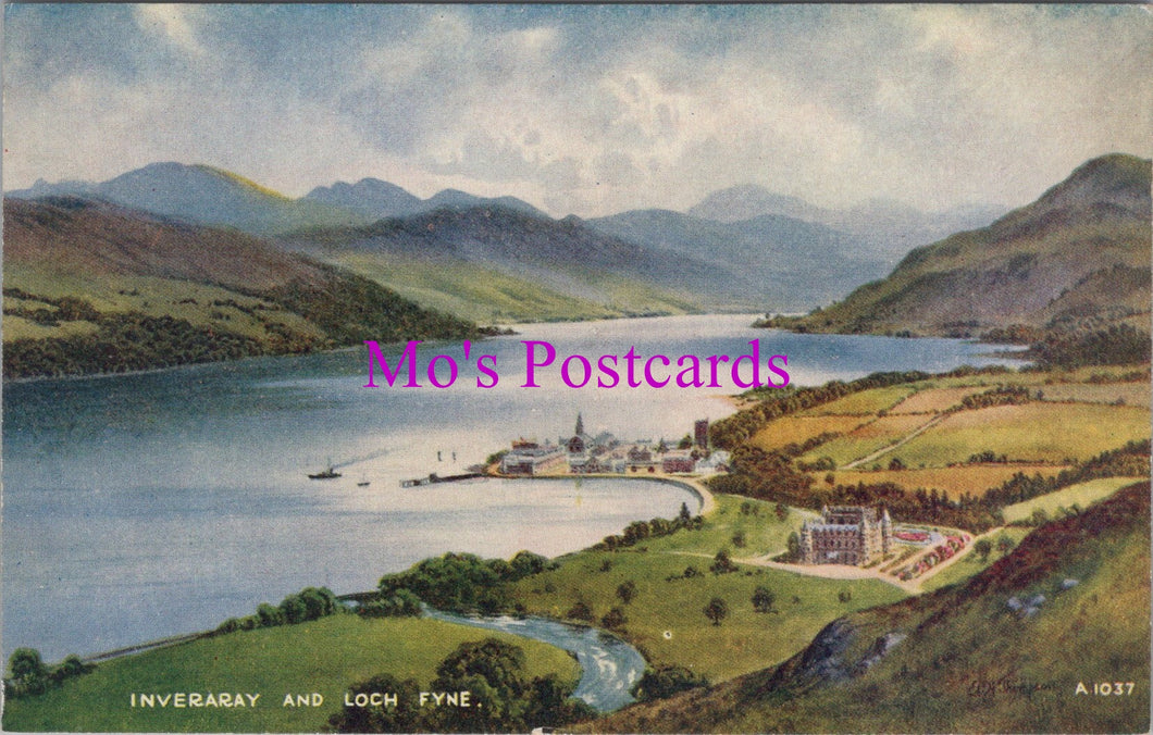 Scotland Postcard - Inveraray and Loch Fyne  SW15063