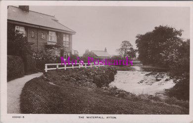 Yorkshire Postcard - The Waterfall, Ayton   HM592