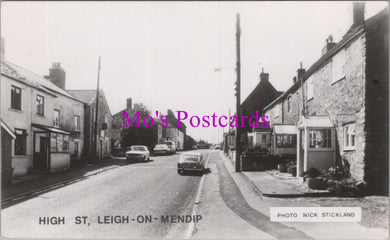 Somerset Postcard - High Street, Leigh-On-Mendip   HM675