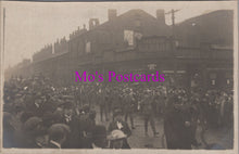 Load image into Gallery viewer, Lancashire Postcard - Military Funeral, Ashton Under Lyne  HM754
