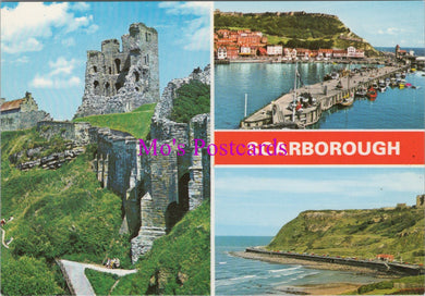 Yorkshire Postcard - Scarborough Castle, Harbour and Putting Green SW16178