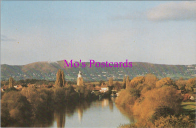 Worcestershire Postcard - Upton-Upon-Severn, Autumn River Bank SW16183