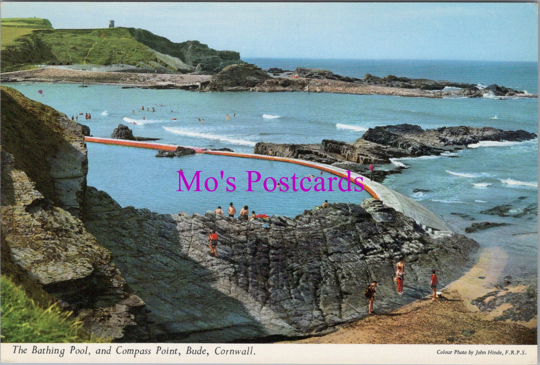 Cornwall Postcard - Bude, The Bathing Pool and Compass Point  SW16192