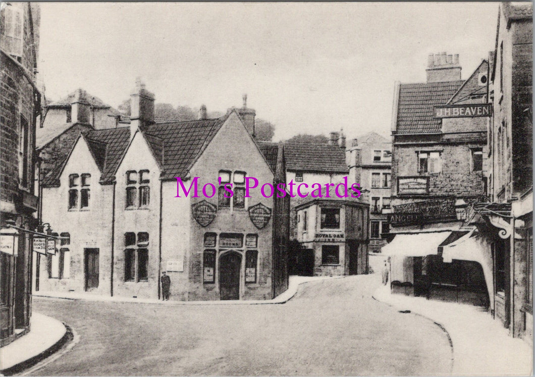 Wiltshire Postcard - Bradford On Avon Market and Silver Streets   SW16202