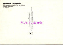 Load image into Gallery viewer, France Postcard - Paris, Bd Haussmann, Galeries Lafayette  SW16222
