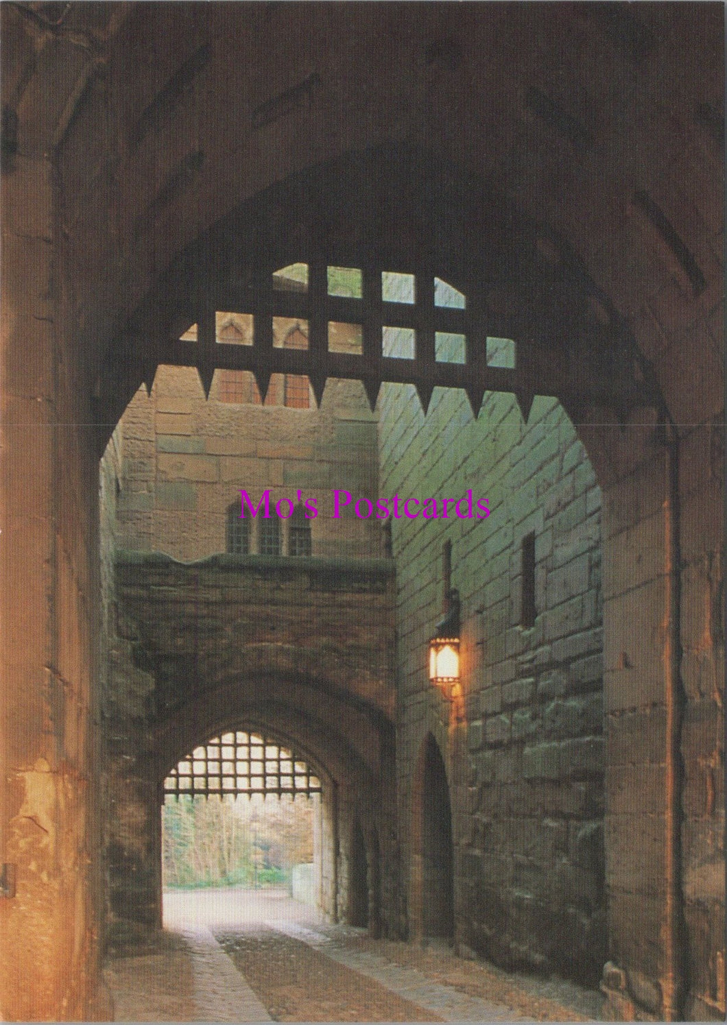 Warwickshire Postcard - Warwick Castle, Portcullis and Murder Holes SW16262