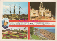 Load image into Gallery viewer, Hampshire Postcard - Portsmouth and Southsea Views   SW16264
