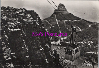 South Africa Postcard - Cape Town Aerial Cableway and Lions Head  SW16274