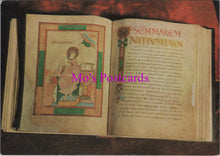 Load image into Gallery viewer, Yorkshire Postcard - York, The Minster, Manuscript Gospel St Mark SW16286
