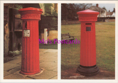 Postal Postcard - Three Handsome Post Office Pillar Boxes  SW15206