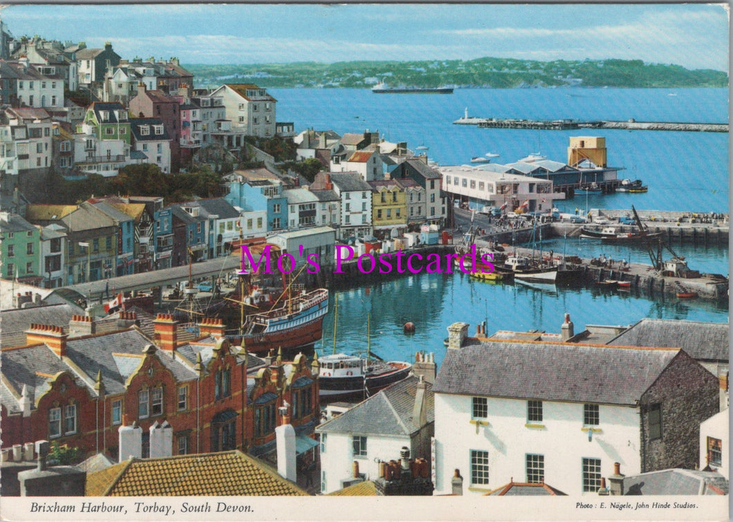 Devon Postcard - Brixham Harbour, Torbay  SW15217