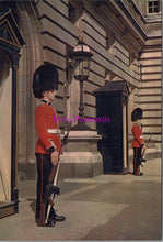 Load image into Gallery viewer, Military Postcard - Sentries of The Irish Guards, Buckingham Palace  SW15220
