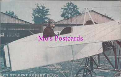 Aviation Postcard - I.C.S Student Robert Slack, Aviation Tour of Great Britain 1912 - SX315