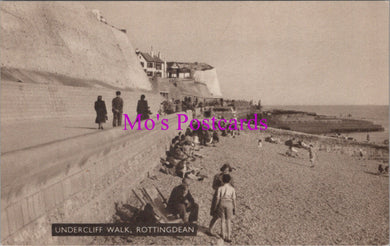 Sussex Postcard - Undercliff Walk, Rottingdean   SX316