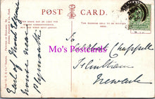Load image into Gallery viewer, Vintage postcard with handwritten text and a stamp, featuring &#39;Mo&#39;s Postcards&#39; branding.
