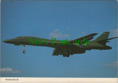 Military Aviation Postcard - Rockwell B-1B U.S.Air Force Bomber  SW13717