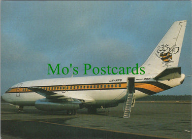 Aviation Postcard - Air Executive Norway Busy Bee AS Boeing 737-2R4C -  SW13723