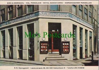 Denmark Postcard - Copenhagen, S.G.Kjersgaard, Laederstraede 36 - SW13635