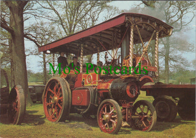 Traction Engine Postcard - Burrell Showman's Engine 4 NHP -  SW13648