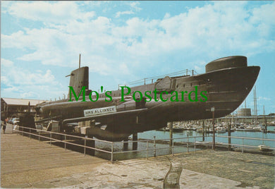 Naval Postcard - H.M.S.Alliance, Royal Navy Submarine Museum SW13658