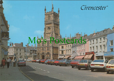 Gloucestershire Postcard - Cirencester Market Square  SW13662