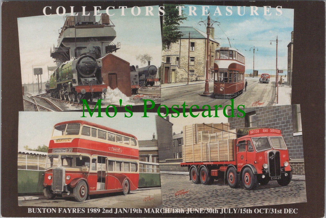 Transport Art Postcard - Buxton Fayres, G.S.Cooper Paintings SW13687