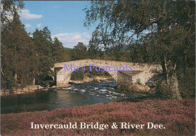 Scotland Postcard - Invercauld Bridge and River Dee  SW14057