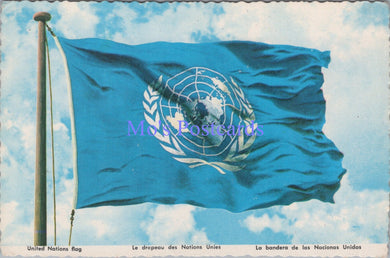 Flags Postcard - United Nations Flag, New York  SW14112