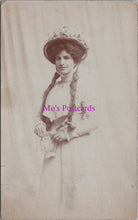 Load image into Gallery viewer, Ancestors Postcard - Lady Called Ada Daffern Wearing a Fancy Hat  SW15636
