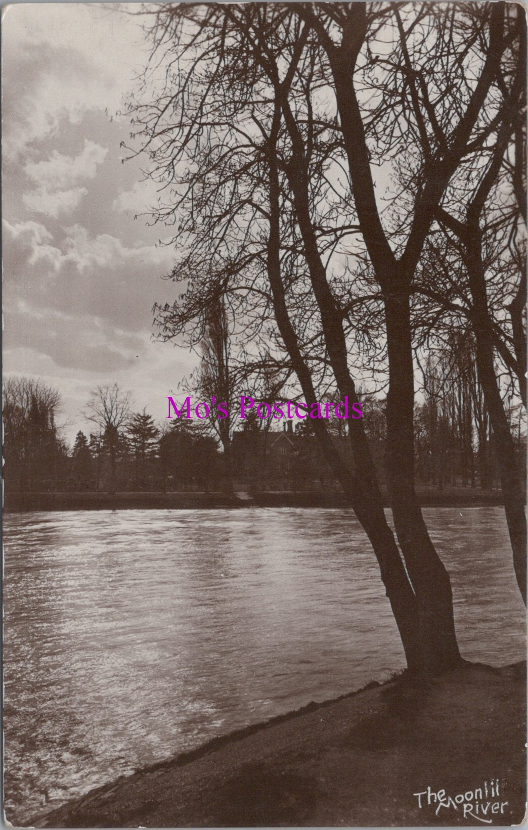 Landscape Postcard - The Moonlit River  SW15637