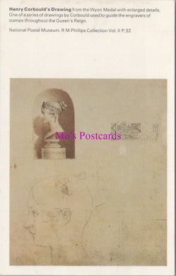 National Postal Museum Postcard - Henry Corbould's Drawing SW15650