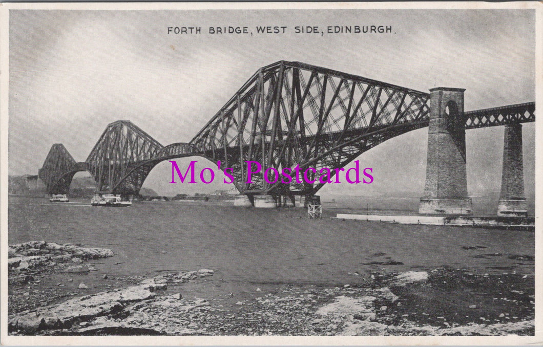 Scotland Postcard - Forth Bridge, West Side, Edinburgh  SW15309