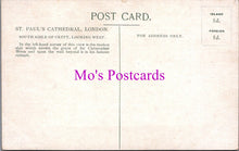 Load image into Gallery viewer, London Postcard - St Paul&#39;s Cathedral South Aisle of Crypt  SW15312
