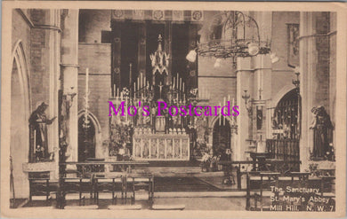 London Postcard - The Sanctuary, St Mary's Abbey, Mill Hill   SW15321
