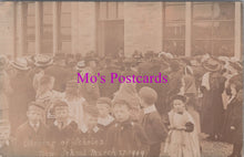 Load image into Gallery viewer, Yorkshire Postcard - Opening of Scholes New School   SW15331
