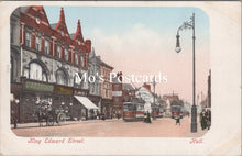 Load image into Gallery viewer, Yorkshire Postcard - Hull, King Edward Street   SW16451
