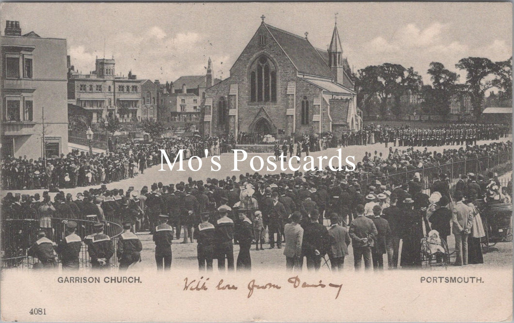 Hampshire Postcard - Portsmouth Garrison Church   SW16453