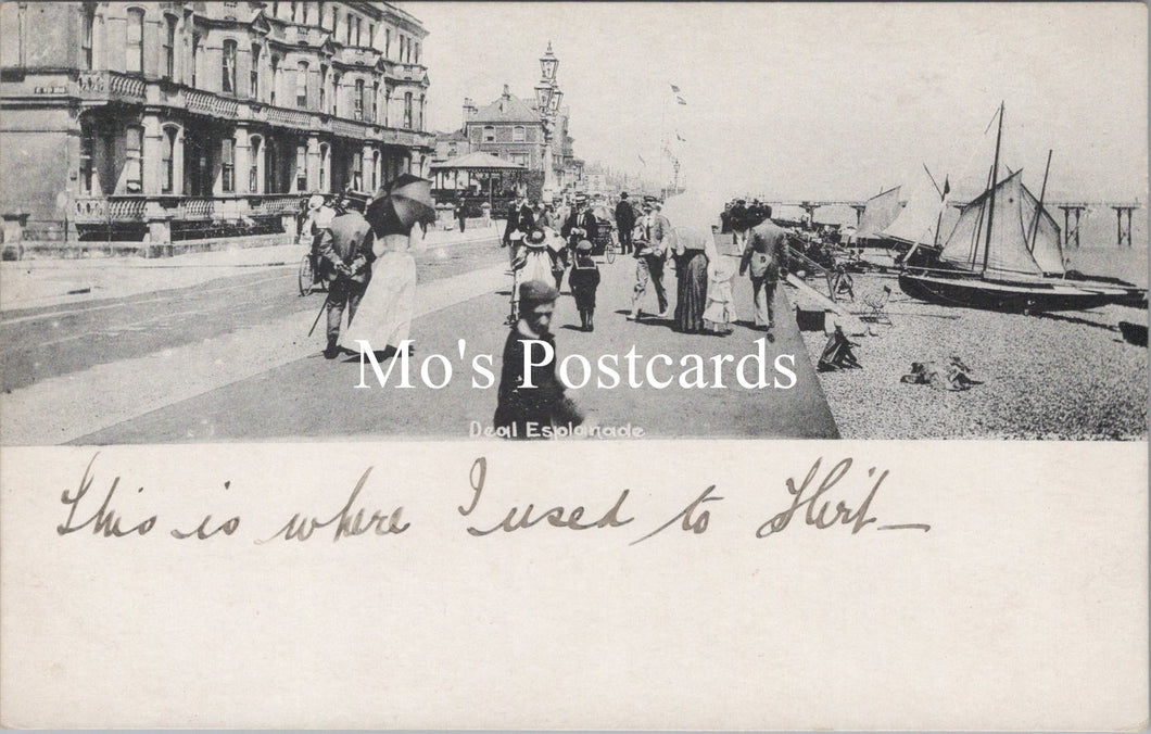 Kent Postcard - Deal Esplanade  SW16455