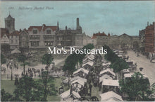 Load image into Gallery viewer, Wiltshire Postcard - Salisbury Market Place   SW16458
