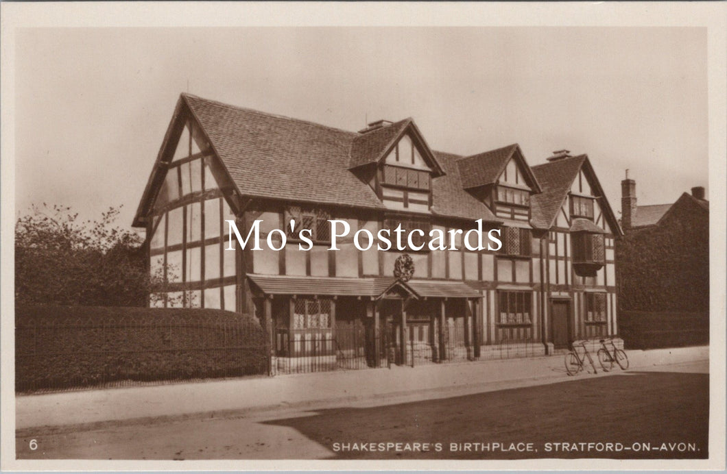 Warwickshire Postcard - Shakespeare's Birthplace, Stratford-On-Avon  SW16466