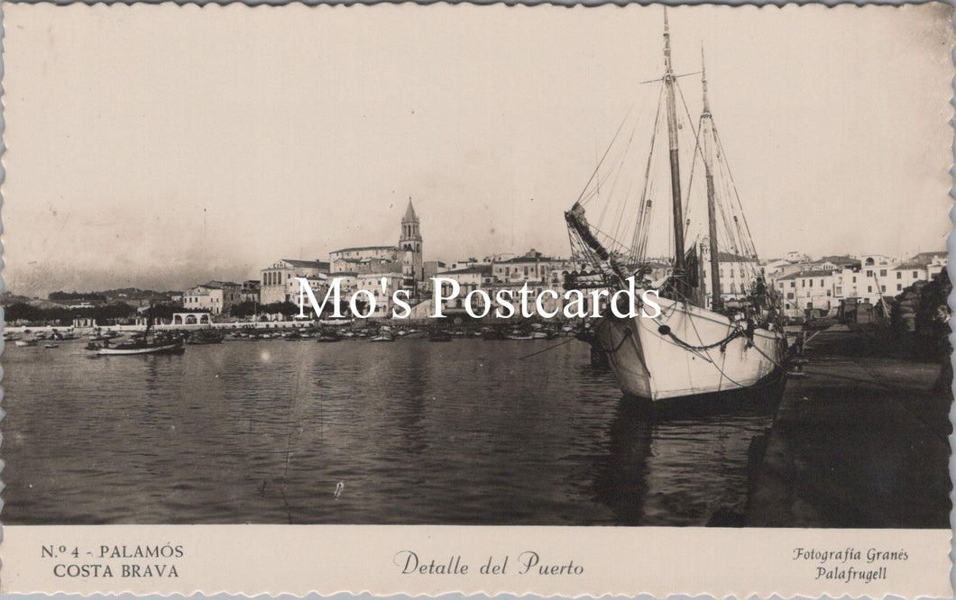 Spain Postcard - Palamos, Costa Brava, Detalle Del Puerto  SW16474