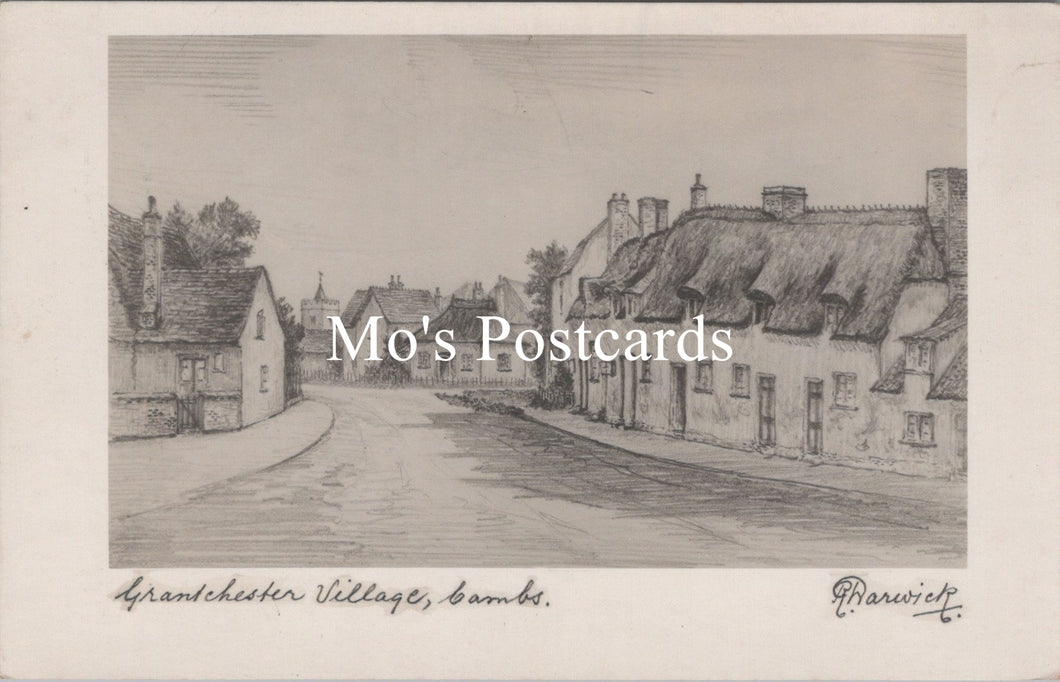 Cambridgeshire Postcard - Grantchester Village SW16567