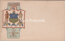 Load image into Gallery viewer, Heraldic Postcard - Embossed Heraldry, Sheffield, Yorkshire SW16579
