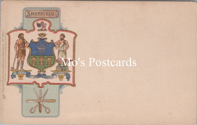 Heraldic Postcard - Embossed Heraldry, Sheffield, Yorkshire SW16579