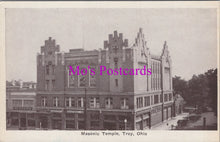 Load image into Gallery viewer, America Postcard - Masonic Temple, Troy, Ohio    HM440
