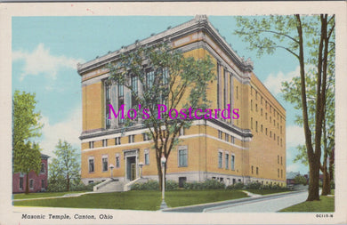 America Postcard - Masonic Temple, Canton, Ohio    HM441